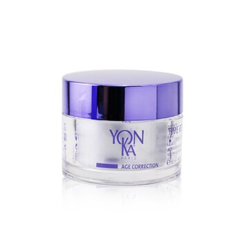 Yonka Age Correction Time Resist Creme Jour com células-tronco à base de plantas - Ativador da juventude - Preenchimento de rugas