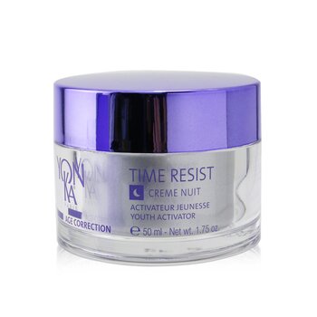 Age Correction Time Resist Creme Nuit With Plant-Based Stem Cells - Youth Activator - Anti-Fatigue, Smoothing