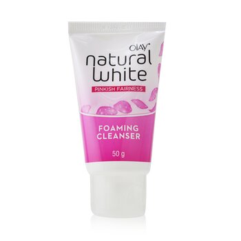 Espuma de limpeza em espuma natural branca rosada