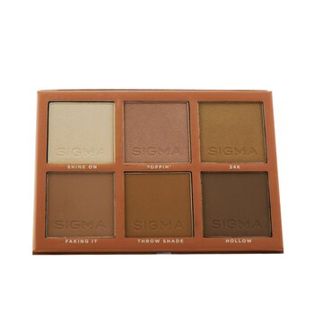 Sculpt Highlight + Contour Palette (3x Contour, 3x Highlight)
