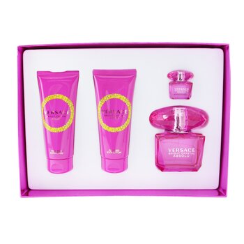 Bright Crystal Absolu Coffret: Eau De Parfum Spray 90ml + Body Lotion 100ml +Eau De Parfum 5ml + Shower Gel 100ml
