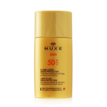 Nuxe Sun Light Fluid For Face - Alta proteção SPF50 (para pele normal a mista)