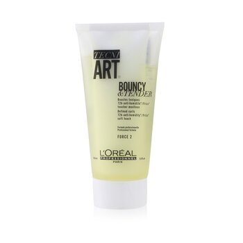 LOreal Professionnel Tecni.Art Bouncy & Tender (Defined Curls, 72H Anti-Humidity*/ Frizz* Soft Touch - Force 2)