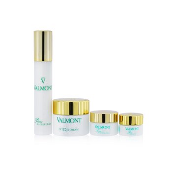 Valmont The Oxygen Symphony Set: Prime Renewing Pack 15ml + Prime B -Cellular 30ml + Prime Contour 5ml + Deto2x Cream 45ml