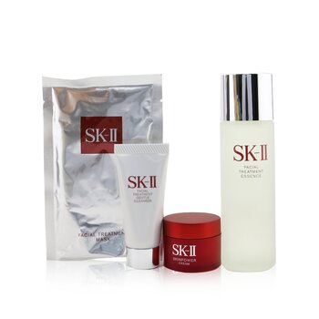 Bestseller Trial kit 4-Pieces Kit: Facial Treatment Essence 75ml + Cleanser 20g + Mask 1pc + Skinpower Cream 15g