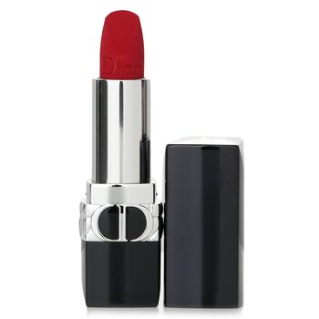 Rouge Dior Couture Colour Refillable Lipstick - # 999 (Velvet)