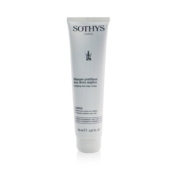 Sothys Máscara purificante de duas argilas (tamanho do salão)