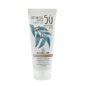 Botanical Sunscreen SPF 50 Face BB Cream - Médio a Bronzeado