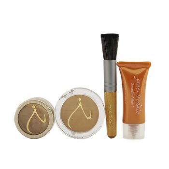 Make Up Set (1x Primer 7ml + 1x Loose Mineral Powder 1.7g + 1x Mineral Foundation 2.8g + 1x Mini Powder Brush)