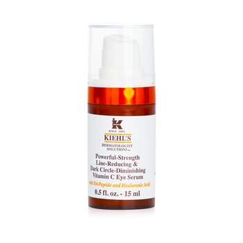 Kiehls Dermatologist Solutions Powerful-Strength Line-Reducing & Dark Circle-Diminishing Vitamin C Eye Serum