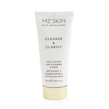 Pele MZ Cleanse & Clarify Dupla ação AHA Cleanser & Mask