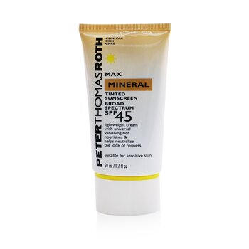 Peter Thomas Roth Protetor solar com cor Max Mineral FPS 45 de amplo espectro