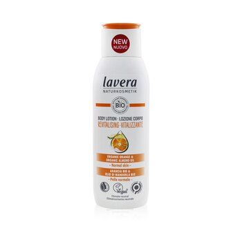 Lavera Loção Corporal (Revitalizante) - Com Laranja Orgânica e Óleo de Amêndoa Orgânico - Para Pele Normal