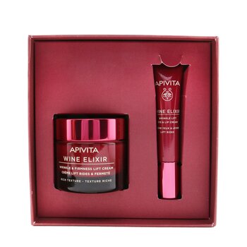 Wine Elixir Redução de Rugas e Firmeza (Rich Texture) Gift Set: Rich Cream 50ml+ Eye & Lip Cream 15ml