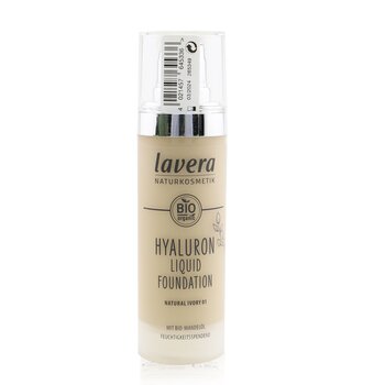 Lavera Hyaluron Liquid Foundation - # 01 Natural Ivory