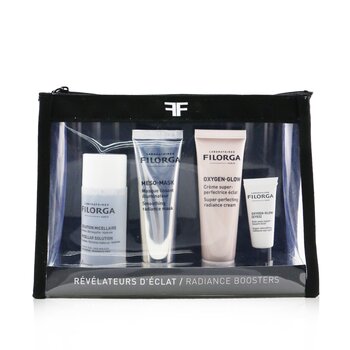 Filorga Conjunto Radiance Boosters: Solução micelar 50ml + Meso-Mask 30ml + Oxygen-Glow Cream 30ml + Oxygen-Glow Eye Cream 4ml