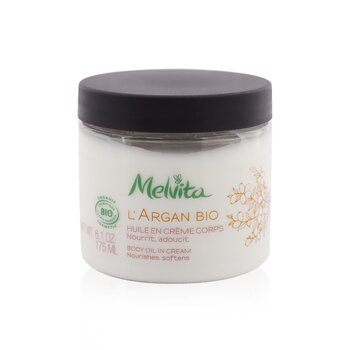 Melvita LArgan Bio Body Oil In Cream - Nutre e Suaviza