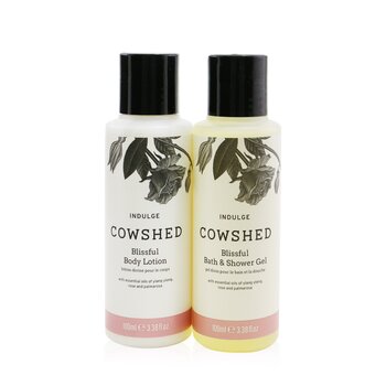 Cowshed Blissful Treats Duo Set: Gel de banho e duche Indulge Blissful 100ml+ Loção corporal Indulge Blissful 100ml