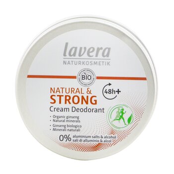 Desodorante em creme natural e forte - com ginseng orgânico