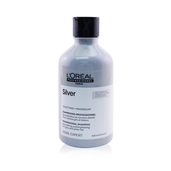 Professionnel Serie Expert - Silver Violet Dyes + Magnesium Neutralising and Brightening Shampoo (For Grey and White Hair)