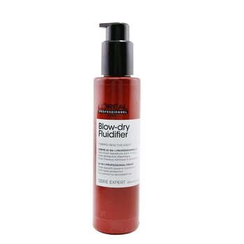 Professionnel Serie Expert - Blow-Dry Fluidifier Thermo-Reactive Agent 10 in 1 Professional Cream (Normol to Sensitized Hair)