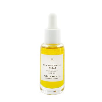 Björk & Berries Sea Buckthorn+ Algae Instant Glow Face Oil