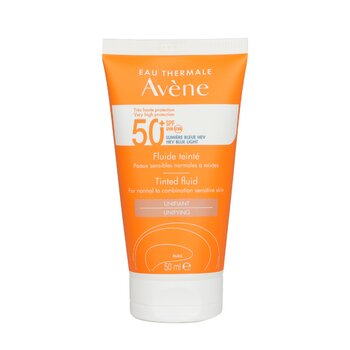 Avene Fluido com cor de proteção muito alta SPF50+ - para pele sensível normal a mista