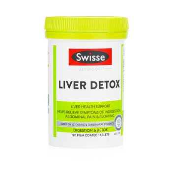 suíço Ultiboost Liver Detox - 120 capsules