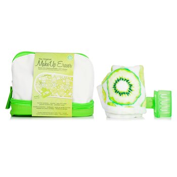 borracha de maquiagem Key Lime Set (1x MakeUp Eraser Cloth + 1x Hair Clip + 1x Bag)