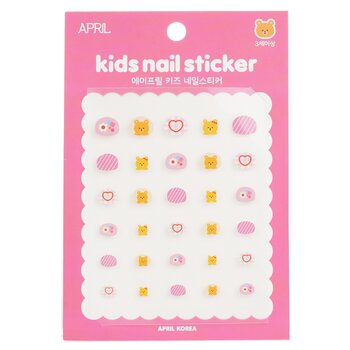 abril coreia April Kids Nail Sticker - # A012K