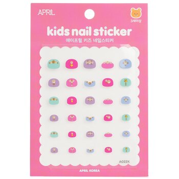 abril coreia April Kids Nail Sticker - # A022K