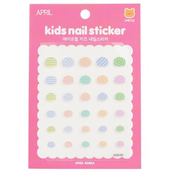 abril coreia April Kids Nail Sticker - # A024K