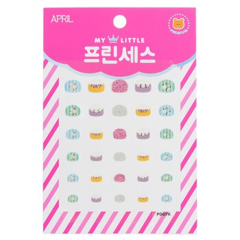 abril coreia Princess Kids Nail Sticker - # P007K