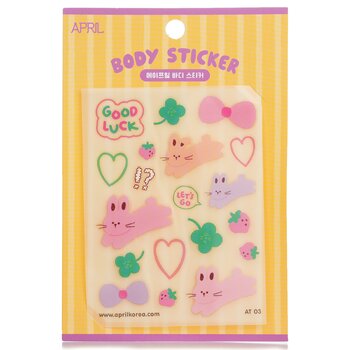 abril coreia April Body Sticker - # AT 03