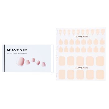 Mavenir Nail Sticker (Pink) - # Classic Babypink Pedi