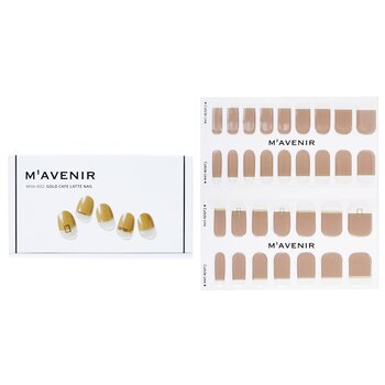 Mavenir Nail Sticker (Brown) - # Gold Cafe Latte Nail