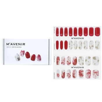 Mavenir Nail Sticker (Red) - # Vino Splash Nail