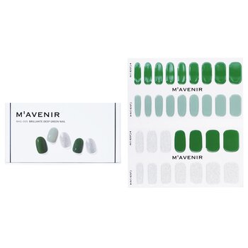 Mavenir Nail Sticker (Green) - # Brillante Deep Green Nail