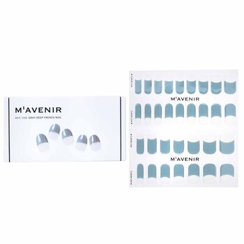 Mavenir Nail Sticker (Blue) - # Gray Deep French Nail