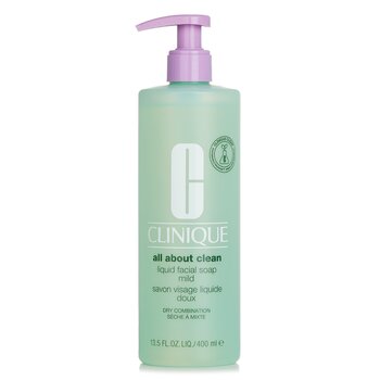 Clinique Tudo sobre Sabonete Facial Líquido Limpo Suave (Pele Mista Seca)