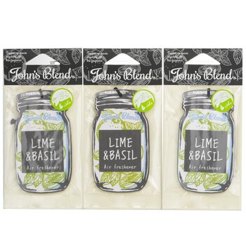 mistura de John Air Freshener - Lime & Basil