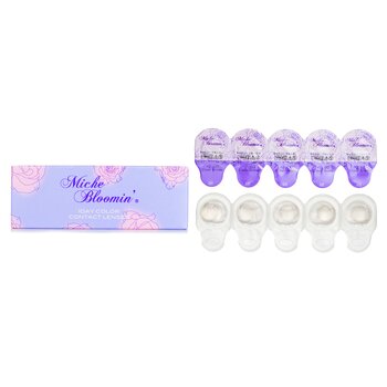 Quarter Veil 1 Day Color Contact Lenses (107 Clear Grege) - - 2.00