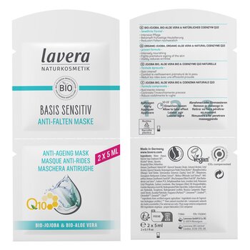 Lavera Máscara Antienvelhecimento Basis Sensitiv Q10