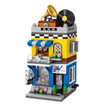 LOZ Mini Blocks - Record Store Building Bricks Set