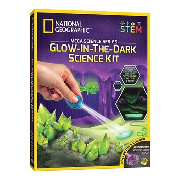 Geografia nacional National Geographic Mega Science Lab: Glow-in-the-Dark Science Kit