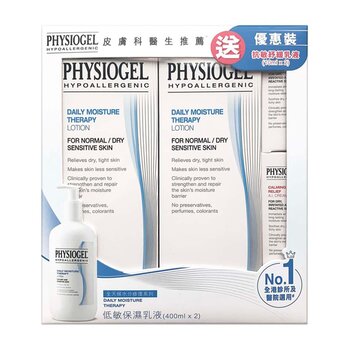 Physiogel  - Daily Moisture Therapy Lotion 400ml x 2