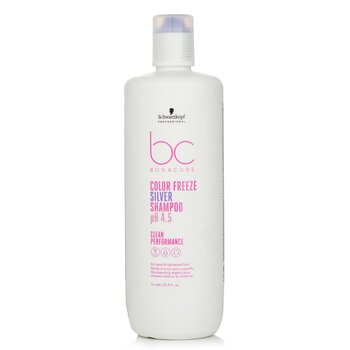 Schwarzkopf BC Bonacure pH 4.5 Color Freeze Silver Shampoo (For Grey & Lightened Hair)