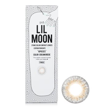Pia Lilmoon Cream Grege 1 Day Color Contact Lenses - - 2.00