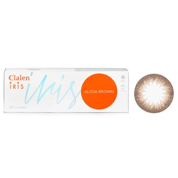 1 Day Iris Alicia Brown Color Contact Lenses -0.00