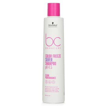 Schwarzkopf BC Bonacure pH 4.5 Color Freeze Silver Shampoo (For Grey & Lightened Hair)